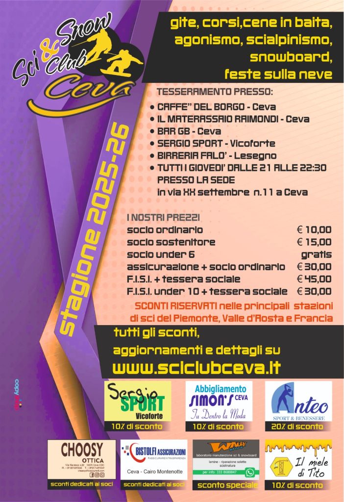Sciclub Ceva - stagione 2025-2026